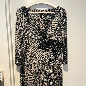 EUC Lauren Ralph Lauren 3/4 sleeve dress 16